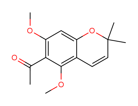 Ethanone,1-(5,7-dimethoxy-2,2-dimethyl-2H- 1-benzopyran-6-yl)-