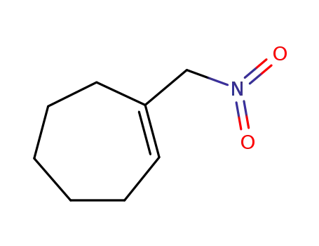Molecular Structure of 52315-51-2 (Cycloheptene, 1-(nitromethyl)-)