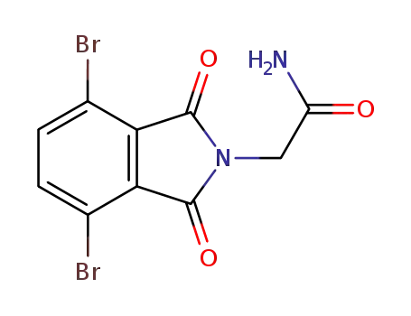 N,N-(3,6-dibromo-phthaloyl)-glycin-amide