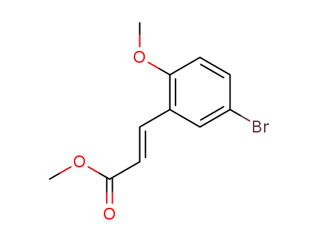 (E)-methyl 3-(5-bromo-2-methoxyphenyl)acrylate
