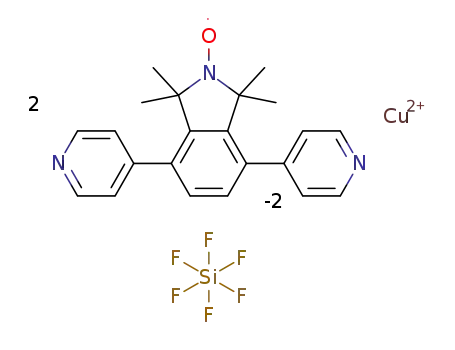 [Cu(4,7-bis(4-pyridyl)-1,1,3,3-tetramethylisoindolin-2-yloxyl)2(SiF6)]