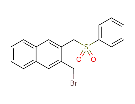 2-bromomethyl-3-(phenylsulfonylmethyl)naphthalene