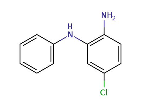 Molecular Structure of 68406-47-3 (5-chloro-N-phenylbenzene-1,2-diamine)