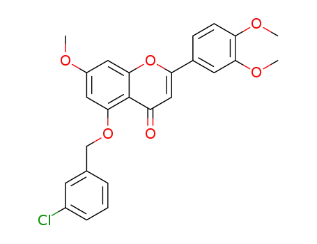 5-(3-chlorobenzyloxy)-2-(3,4-dimethoxyphenyl)-7-methoxy-4H-chromen-4-one