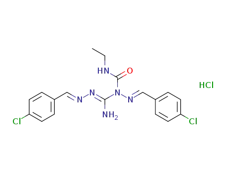 2-((E)-4-chlorobenzylidene)-1-((E)-N'-((E)-4-chlorobenzylidene)carbamohydrazonoyl)-N-ethylhydrazine-1-carboxamide