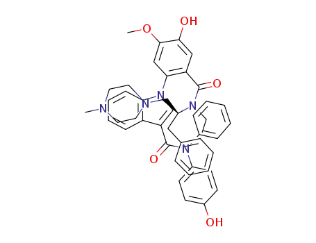 1-{4-hydroxy-5-methoxy-2-[(3S)-3-[(4-methylpiperazin-1-yl)methyl]-1,2,3,4-tetrahydroisoquinoline-2-carbonyl]phenyl}-N-(4-hydroxyphenyl)-N-phenyl-1H-indole-3-carboxamide