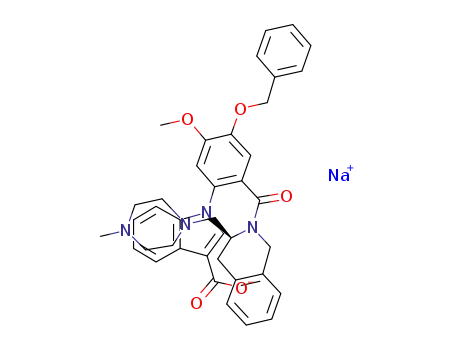 sodium 1-[4-(benzyloxy)-5-methoxy-2-[(3S)-3-[(4-methylpiperazin-1-yl)methyl]-1,2,3,4-tetrahydroisoquinoline-2-carbonyl]phenyl]-1H-indole-3-carboxylate