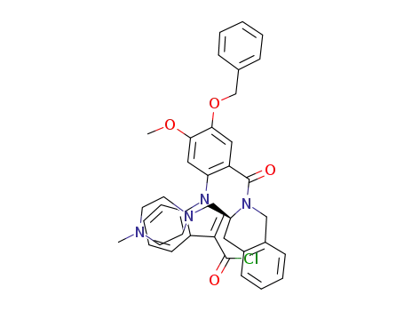 1-[4-(benzyloxy)-5-methoxy-2-[(3S)-3-[(4-methylpiperazin-1-yl)methyl]-1,2,3,4-tetrahydroisoquinoline-2-carbonyl]phenyl]-1H-indole-3-carbonyl chloride