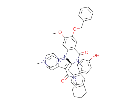 1-[4-(benzyloxy)-5-methoxy-2-[(3S)-3-[(4-methylpiperazin-1-yl)methyl]-1,2,3,4-tetrahydroisoquinoline-2-carbonyl]phenyl]-N-cyclohexyl-N-(4-hydroxyphenyl)-1H-indole-3-carboxamide