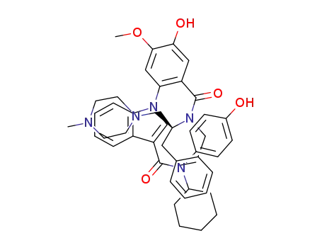N-cyclohexyl-1-{4-hydroxy-5-methoxy-2-[(3S)-3-[(4-methylpiperazin-1-yl)-methyl]-1,2,3,4-tetrahydroisoquinoline-2-carbonyl]phenyl}-N-(4-hydroxyphenyl)-1H-indole-3-carboxamide