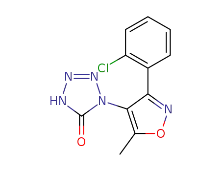 1-(3-(2-chlorophenyl)-5-methylisoxazol-4-yl)-1,4-dihydro-5H-tetrazol-5-one