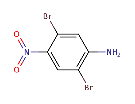 Molecular Structure of 25462-68-4 (2,5-Dibromo-4-nitroaniline)