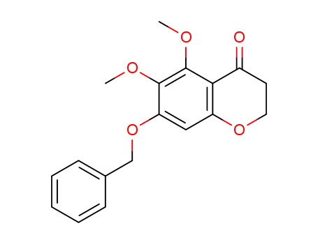 7-(benzyloxy)-5,6-dimethoxychroman-4-one