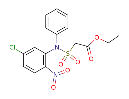 [(5-Chloro-2-nitro-phenyl)-phenyl-sulfamoyl]-acetic acid ethyl ester