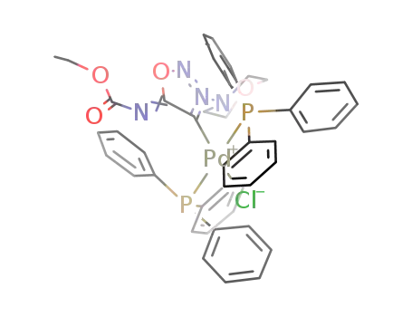 trans-chloro(N3-morpholinyl-N6-ethylestersydnonimine-4-yl)bis(triphenylphosphine)palladium(II)