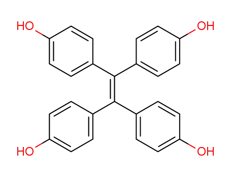 Molecular Structure of 119301-59-6 (Phenol, 4,4',4'',4'''-(1,2-ethenediylidene)tetrakis-)