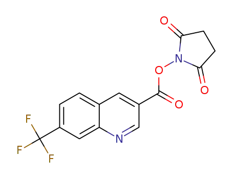 2,5-dioxopyrrolidin-1-yl 7-(trifluoromethyl)quinoline-3-carboxylate