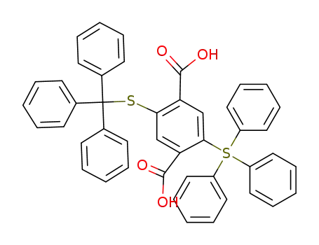 2,5-bis(tritylthio)terephthalic acid