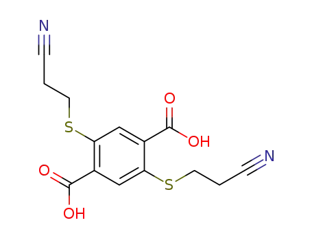 2,5-bis((2-cyanoethyl)thio)terephthalic acid