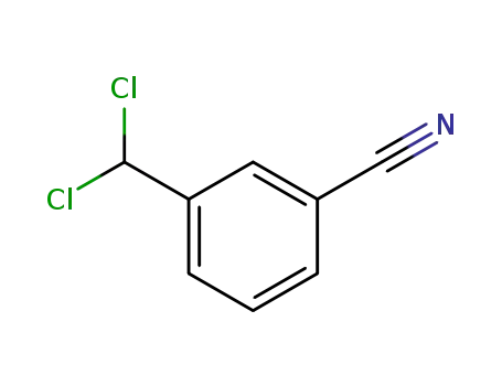 Molecular Structure of 93632-91-8 (Benzonitrile, 3-(dichloromethyl)-)