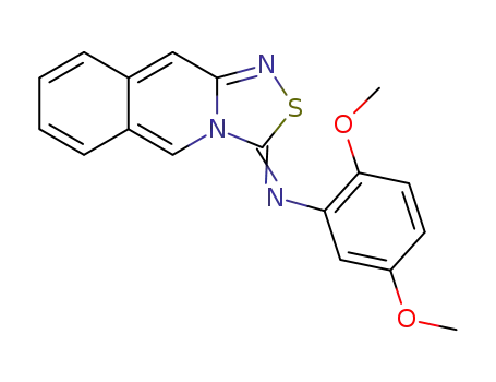 N-(3H-[1,2,4]thiadiazolo[4,3-b]isoquinolin-3-ylidene)-2,5-dimethoxyaniline