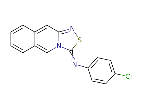 N-(3H-[1,2,4]thiadiazolo[4,3-b]isoquinolin-3-ylidene)-4-chloroaniline
