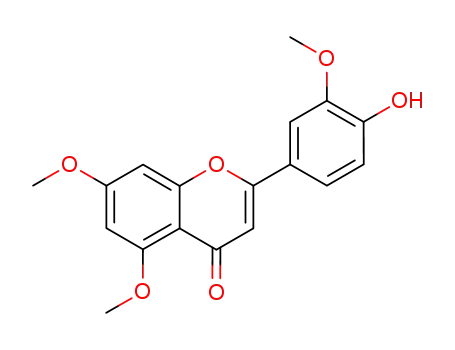 4H-1-Benzopyran-4-one, 2-(4-hydroxy-3-methoxyphenyl)-5,7-dimethoxy-