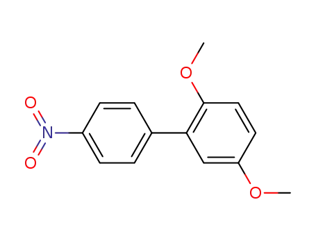 Molecular Structure of 112148-15-9 (1,1'-Biphenyl, 2,5-dimethoxy-4'-nitro-)