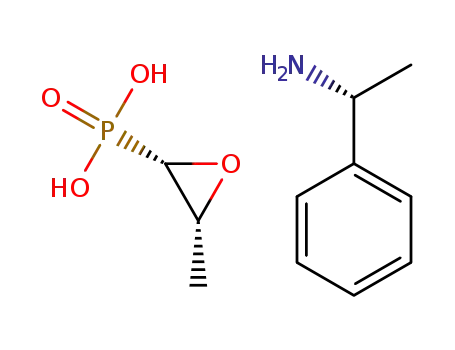 (-)-1,2-epoxypropylphosphonic acid-(+)-α-phenylethylamine salt