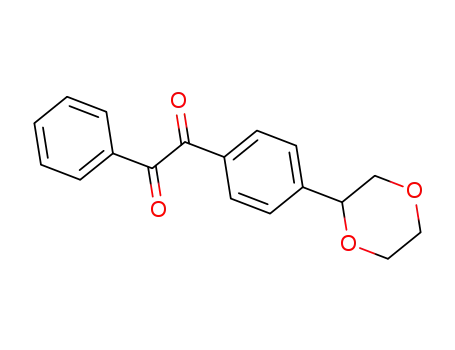 1-(4-(1,4-dioxan-2-yl)phenyl)-2-phenylethane-1,2-dione