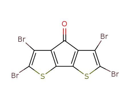 2,3,5,6-tetrabromo-4H-cyclopenta[2,1-b:3,4-b’]dithiophen-4-one