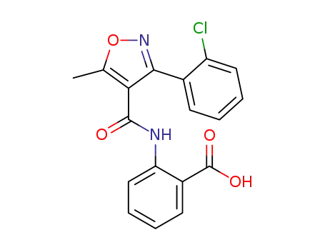 2-(3-(2-chlorophenyl)-5-methylisoxazole-4-carboxamido)benzoic acid