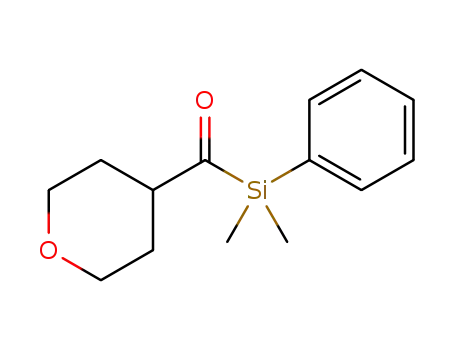 (dimethyl(phenyl)silyl)(tetrahydro-2H-pyran-4-yl)methanone