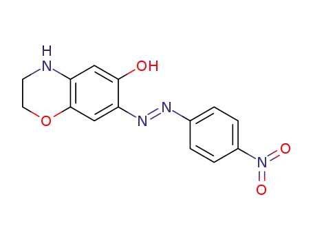 (E)-7-((4-nitrophenyl)diazenyl)-3,4-dihydro-2H-benzo[b][1,4]oxazin-6-ol