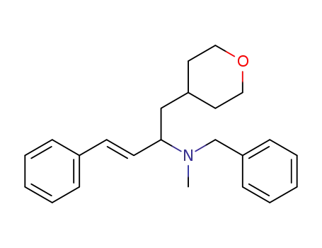 (E)-N-benzyl-N-methyl-4-phenyl-1-(tetrahydro-2H-pyran-4-yl)but-3-en-2-amine