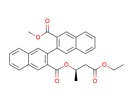 (R)-4-ethoxy-4-oxobutan-2-yl methyl 2,2'-binaphthalene-3,3'-dicarboxylate