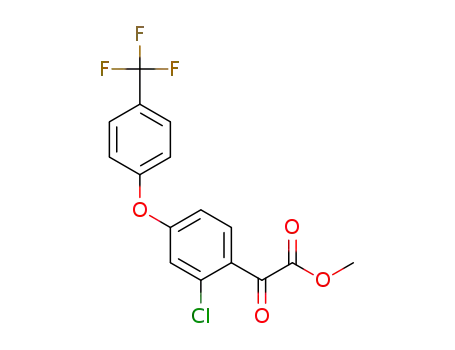 methyl 2-(2-chloro-4-(4-(trifluoromethyl)phenoxy)phenyl)-2-oxoacetate