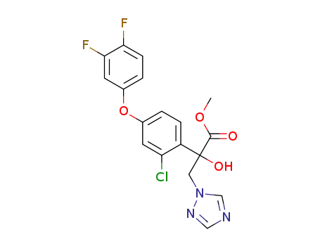 methyl 2-(2-chloro-4-(3,4-difluorophenoxy)phenyl)-2-hydroxy-3-(1H-1,2,4-triazol-1-yl)propanoate