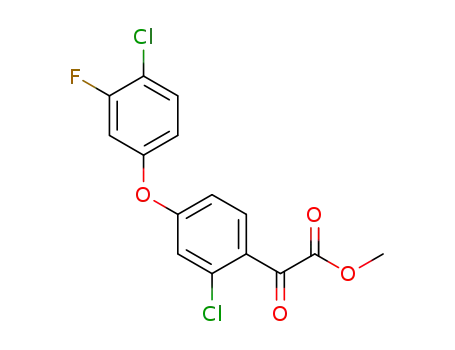 methyl 2-(2-chloro-4-(4-chloro-3-fluorophenoxy)phenyl)-2-oxoacetate