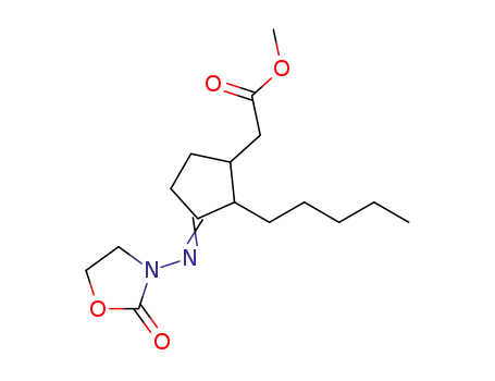 methyl {(3-[(2-oxo-1,3-oxazolidin-3-yl)imino])-2-pentylcyclopentyl}acetate
