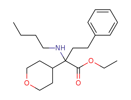 ethyl 2-(butylamino)-4-phenyl-2-(tetrahydro-2H-pyran-4-yl)butanoate