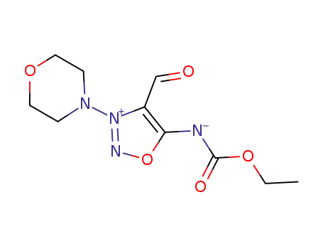 4-formyl-3-morpholino-N6-ethoxycarbonylsydnone imine