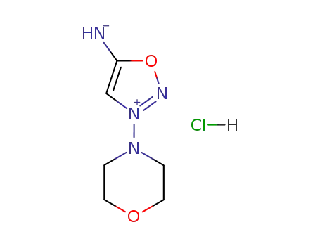 Molecular Structure of 16142-27-1 (3-Morpholinosydnonimine hydrochloride)
