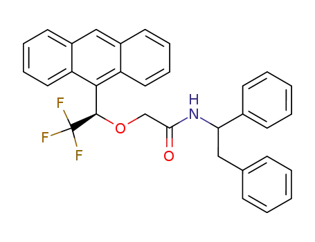 N-(1,2-Diphenylethyl)-α-<1-(9-anthryl)-2,2,2-trifluoroethoxy>acetamide
