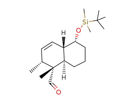 1β,2α-dimethyl-5α-(t-butyldimethylsilyloxy)-1,2,4aβ,5,6,7,8,8aα-octahydronaphthalene-1α-carboxaldehyde