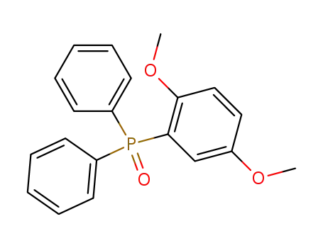 Molecular Structure of 72666-56-9 (Phosphine oxide, (2,5-dimethoxyphenyl)diphenyl-)