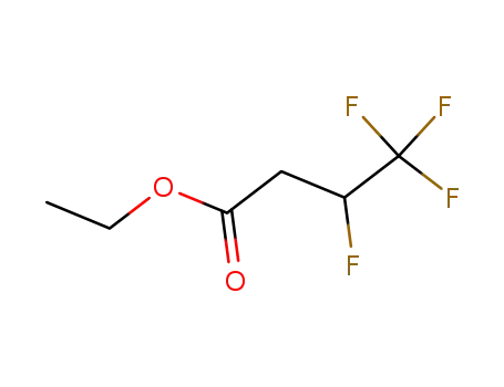 Molecular Structure of 94725-82-3 (Butanoic acid, 3,4,4,4-tetrafluoro-, ethyl ester)