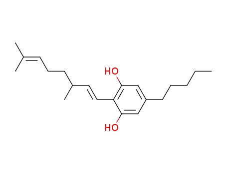 2-(3,7-dimethylocta-1,6-dienyl)-5-pentylresorcinol