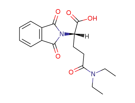 2H-Isoindole-2-acetic acid,
a-[3-(diethylamino)-3-oxopropyl]-1,3-dihydro-1,3-dioxo-, (S)-