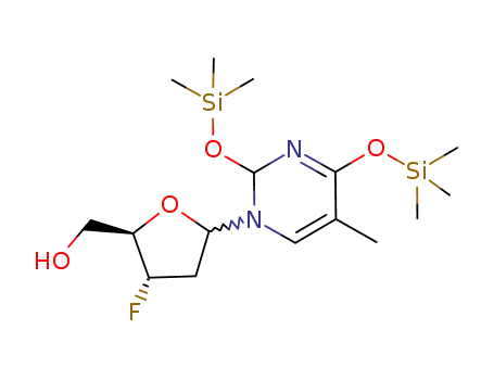 [(2R,3S)-3-Fluoro-5-(5-methyl-2,4-bis-trimethylsilanyloxy-2H-pyrimidin-1-yl)-tetrahydro-furan-2-yl]-methanol